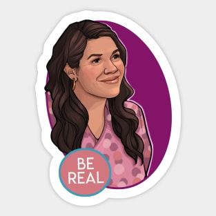 Be Real Sticker